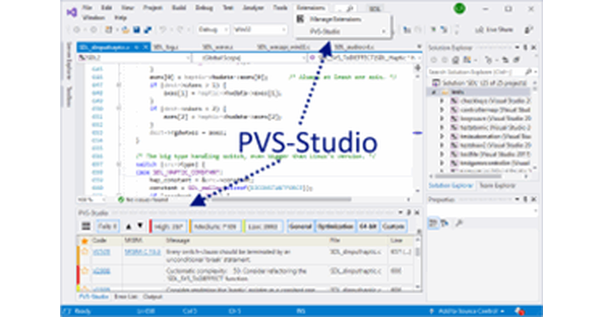 PVS-Studio for Visual Studio