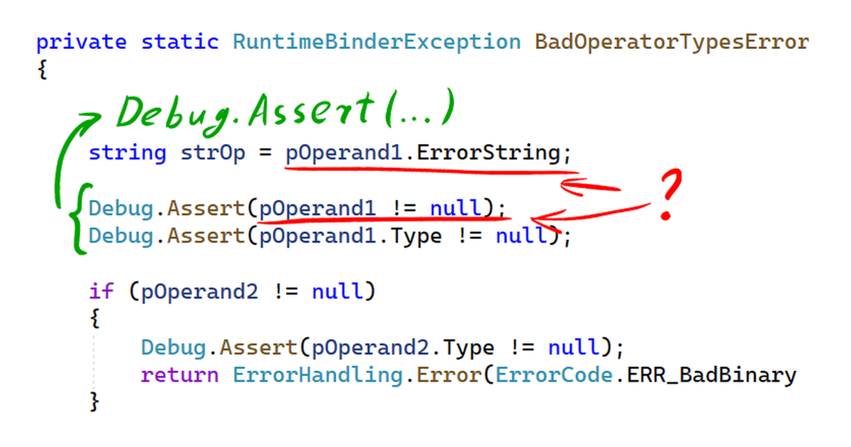Sourcode Syntax Error .NET 7: suspicious places and errors in the source code