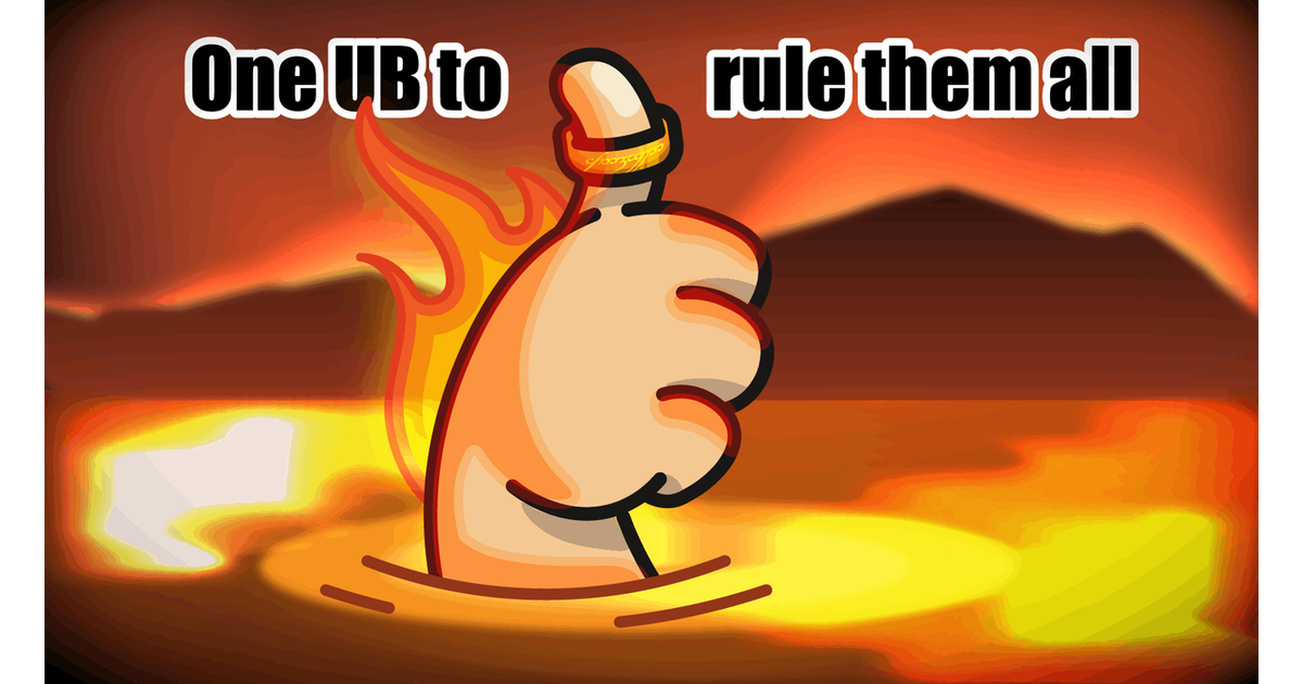 How much UB is in my compiler?